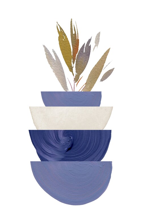 Ilustrace Boho Purple, Sally Ann Moss, 26.7x40 cm