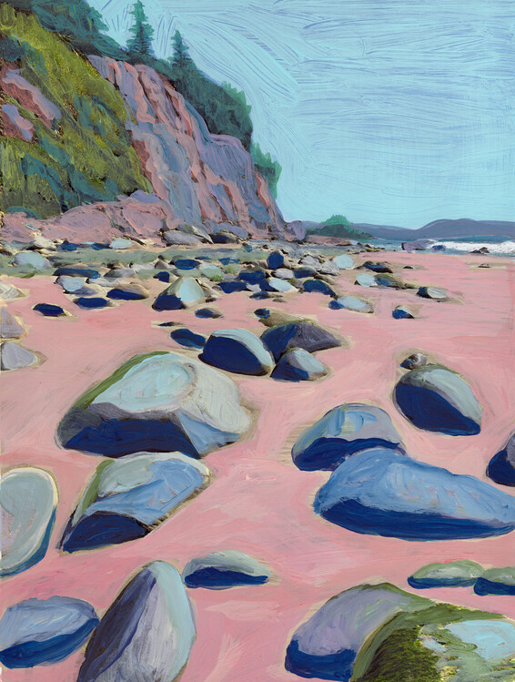 Ilustrace Rocks, Eleanor Baker, 30x40 cm