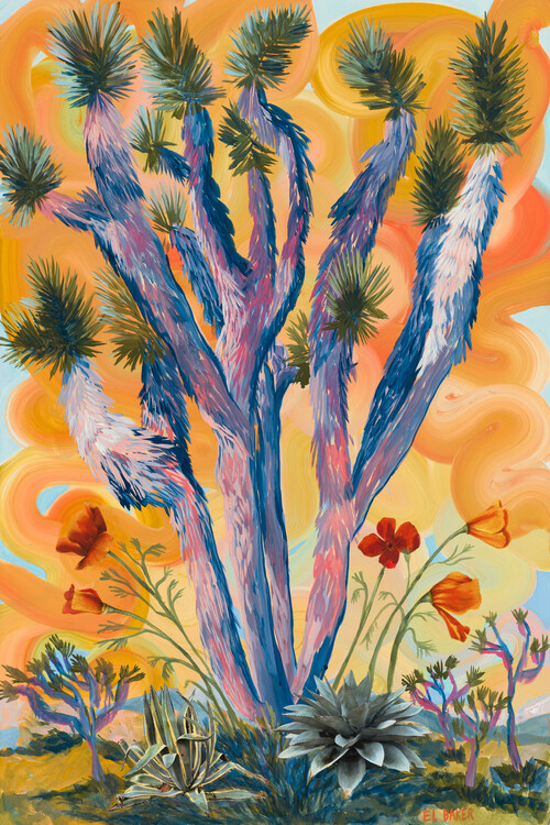 Ilustrace Desert flower, Eleanor Baker, 26.7x40 cm