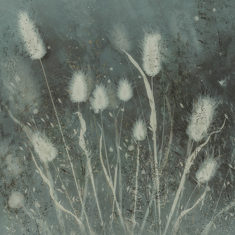 Ilustrace Small grasses, Nel Talen, 40x40 cm