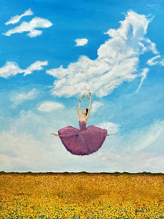 Ilustrace Leap Into Spring, Tom Blood, 30x40 cm