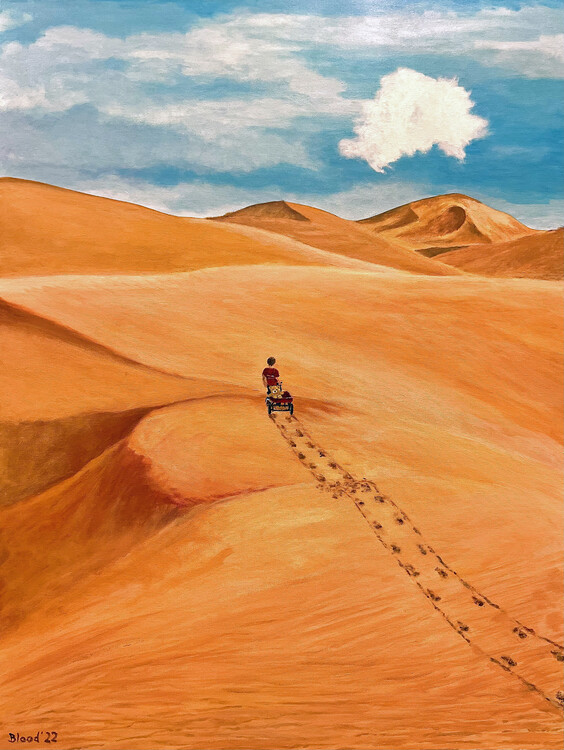 Ilustrace The Journey, Tom Blood, (30 x 40 cm)