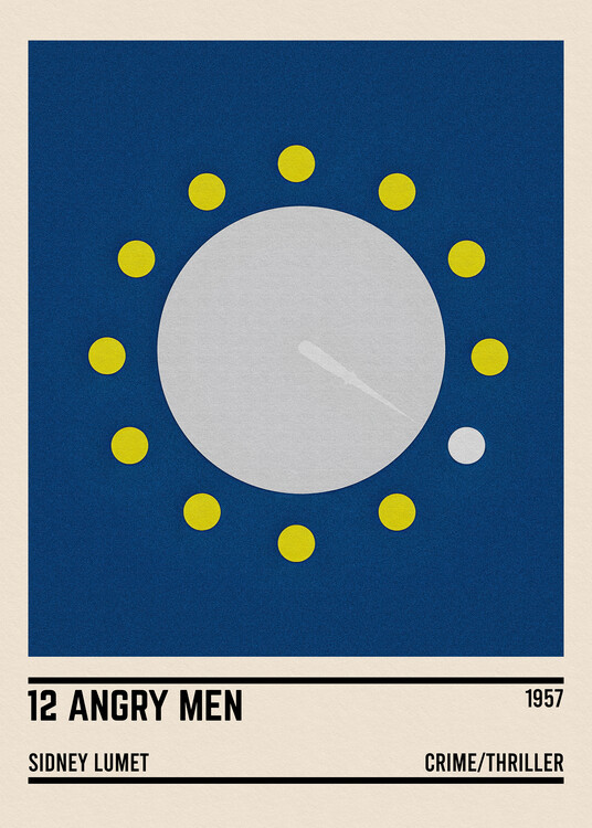 Art Print 12 Angry Men Minimalist