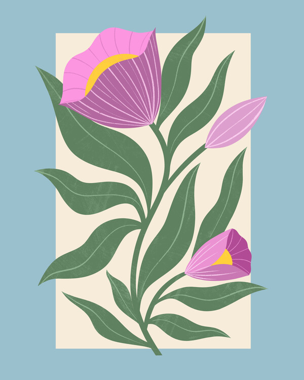 Ilustrace Fleur, Melissa Donne, 30x40 cm