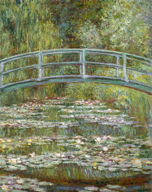 Obrazová reprodukce Rybník s lekníny, Claude Monet, 30x40 cm