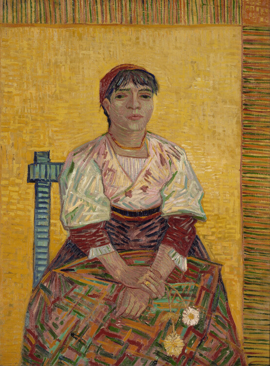 Vincent van Gogh - Obrazová reprodukce The Italian: Agostina Segatori, 1887, (30 x 40 cm)