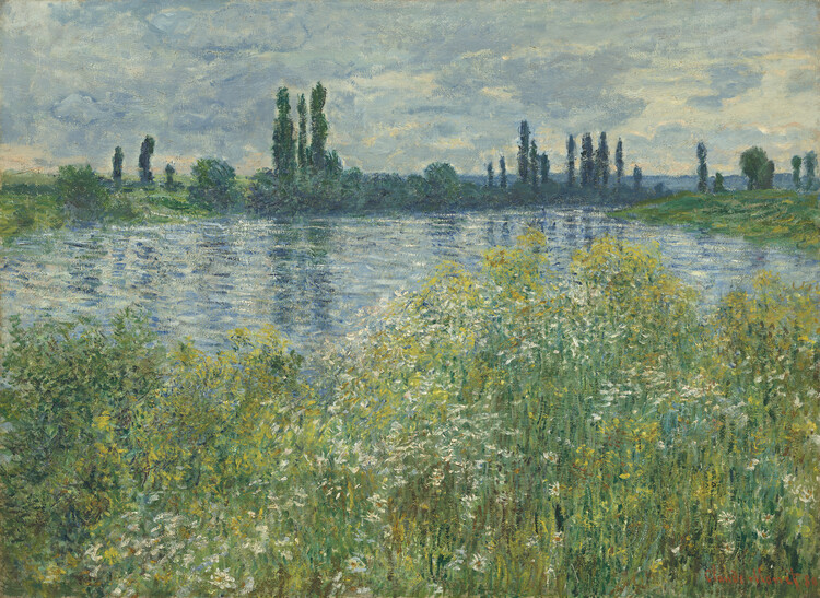 Obrazová reprodukce Banks of the Seine, Vétheuil (1880), Claude Monet, 40x30 cm