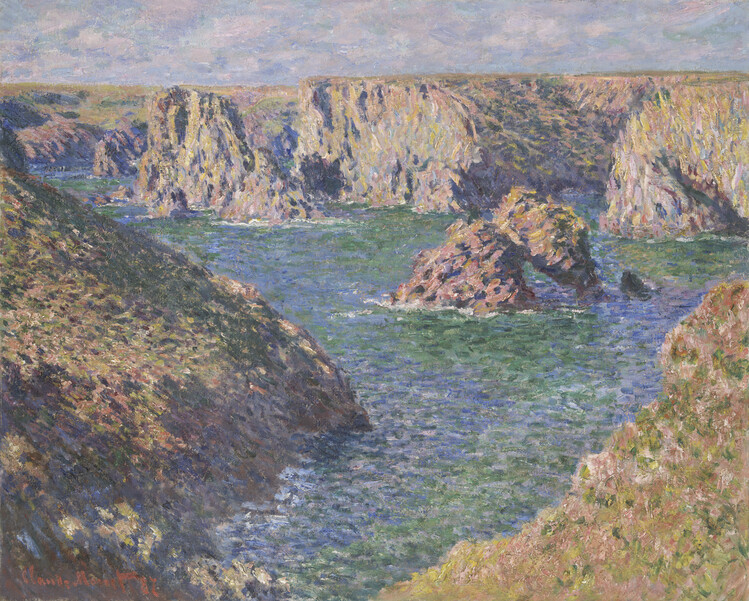 Plakát The Rocks of Belle Ile (1886)