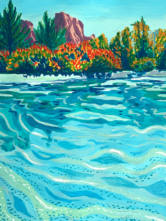 Ilustrace Sedona, Key and Sea Creative, 30x40 cm