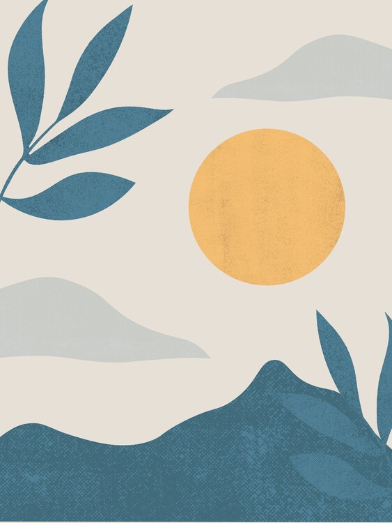 Plakát Sunrise in the Mountains