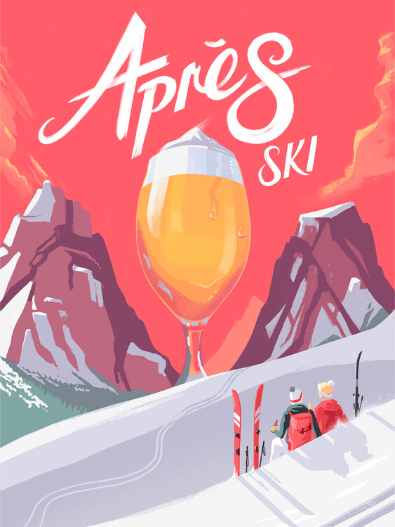 Ilustrace ApAcs Ski, Mark Harrison, 30 × 40 cm