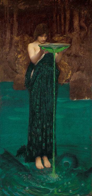Plakát Circe Invidiosa, 1872