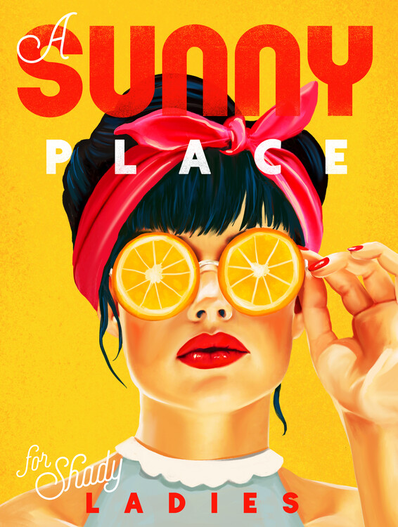 Ilustrace A Sunny Place For Shady Ladies, The Whiskey Ginger, 30 × 40 cm