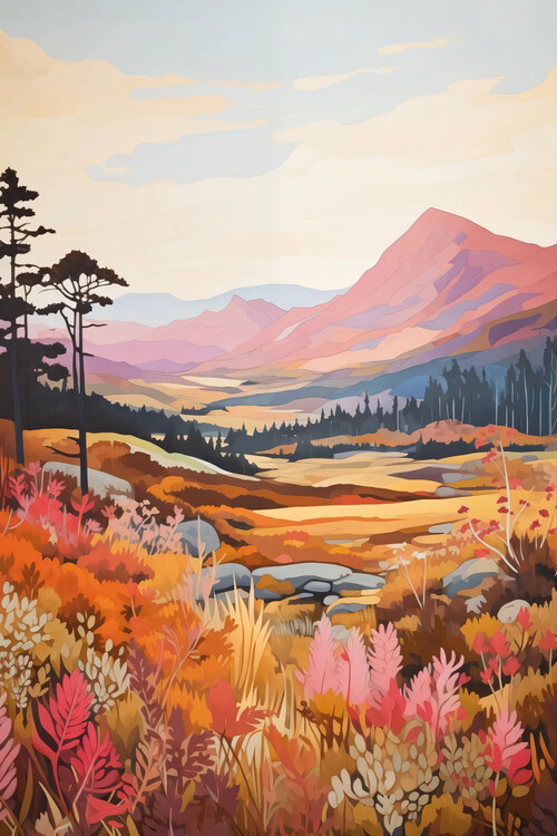 Plakát Moutain valley