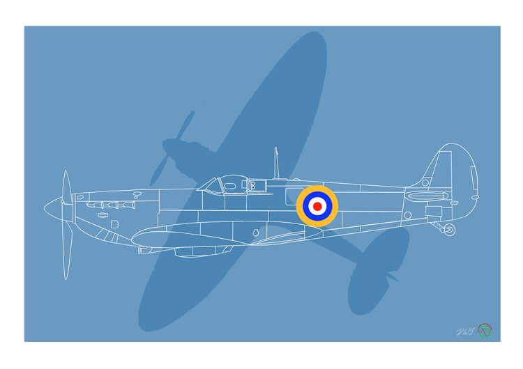 Plakát Supermarine Spitfire