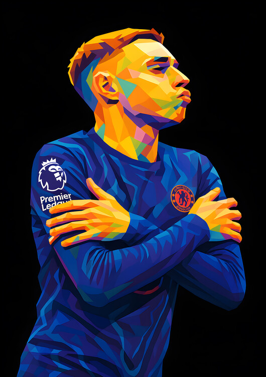 Obraz na plátně Legend Football Wpap