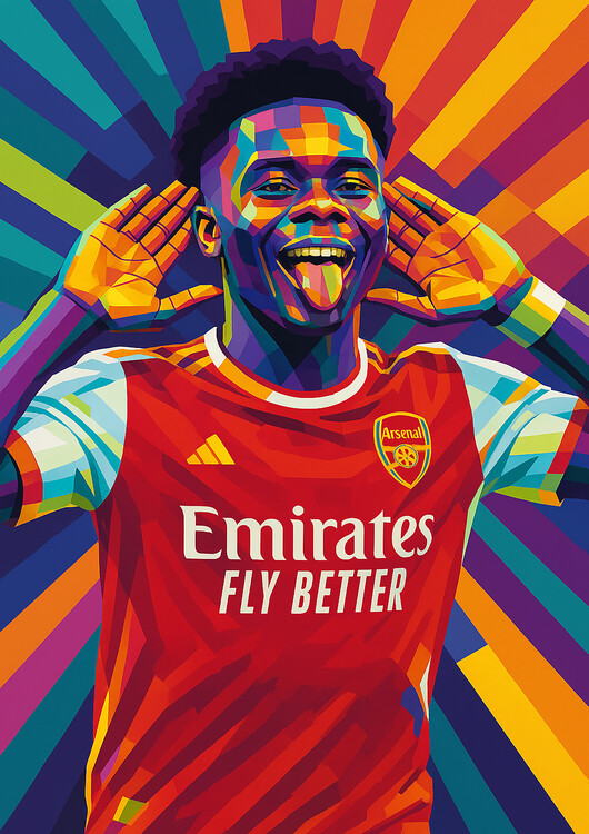 Obraz na plátně Legend Football Wpap