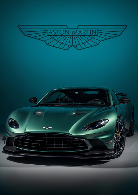 Plakát Aston Martin Vantage F1 Edition in Racing Metallic Green