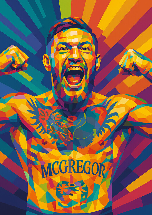 Obraz na plátně Legend MMA Wpap