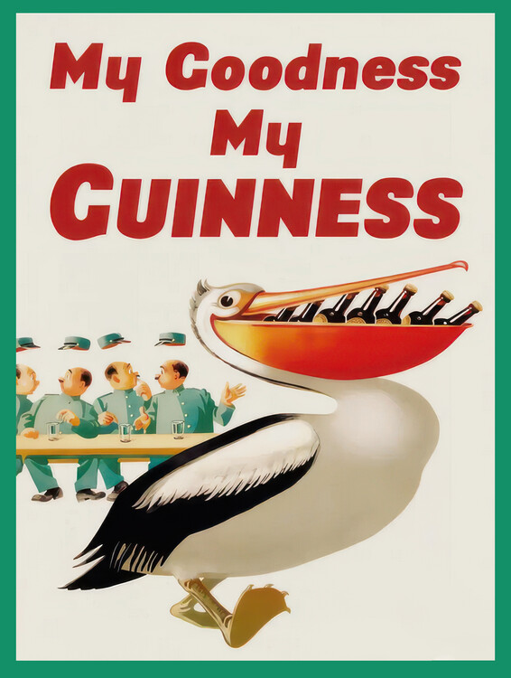 Plakát Guinness Pelican