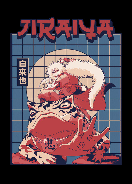 Plakát Jiraiya Sensei and Frog