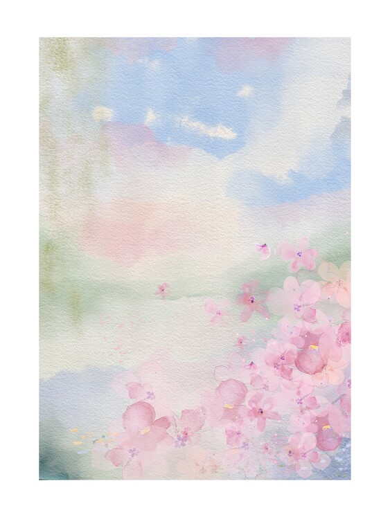 Plakát Flowers, landscape