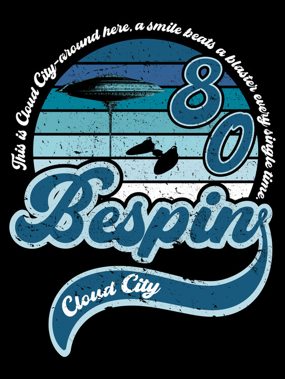 Plakát Vintage cloud city