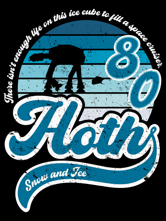 Plakát Vintage snow and ice