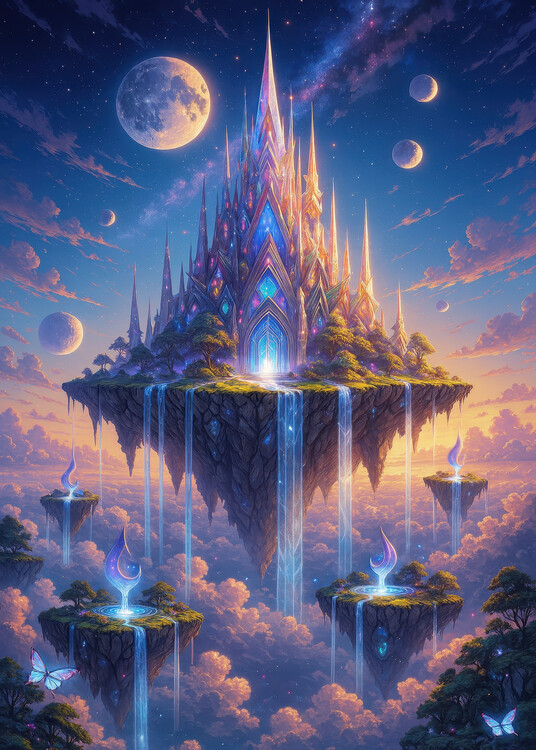 Plakát The Celestial Crystal Kingdom