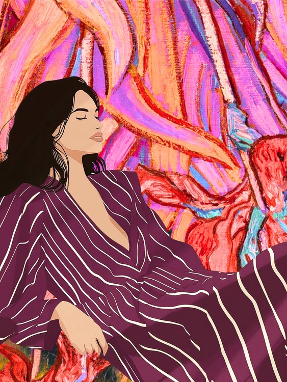 Plakát Boheme paint