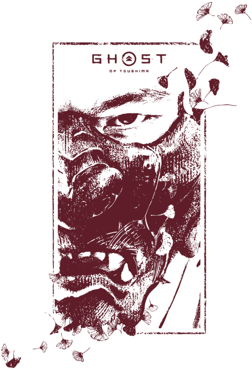 Tričko Ghost of Tsushima: Samurai's Fury