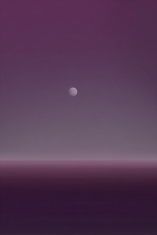 Plakát Moon Over Violet Silence