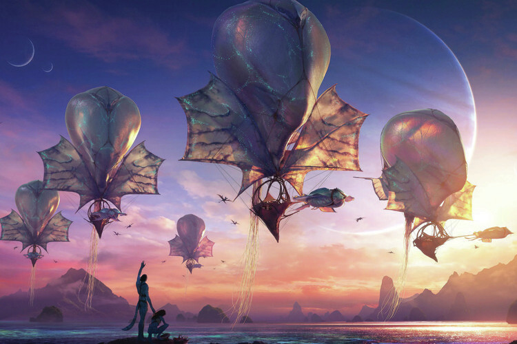 Obraz na plátně Avatar: Fire and Ash - Wind Traders