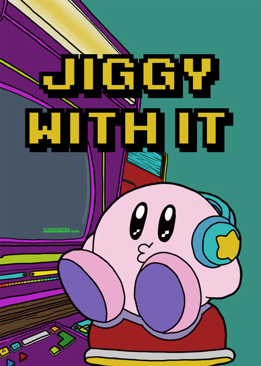 Plakát Kirby: jiggy with it music