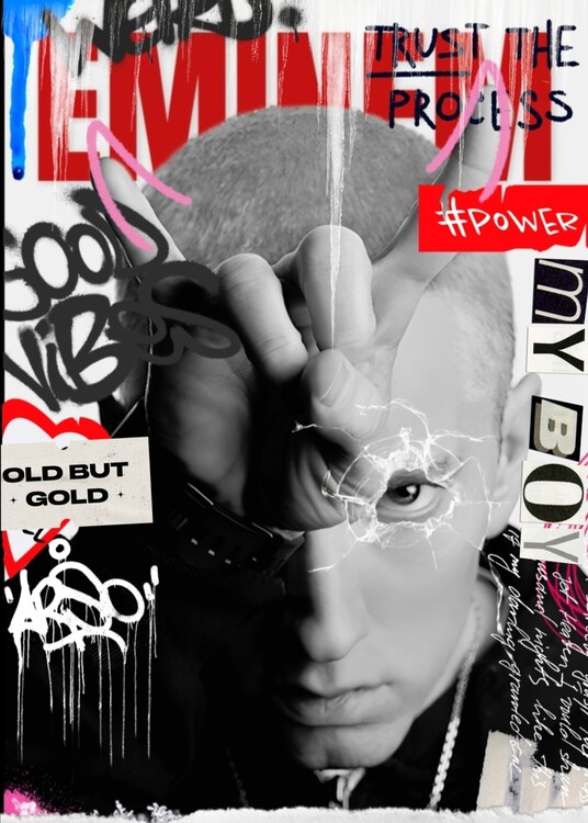 Plakát EMN street art