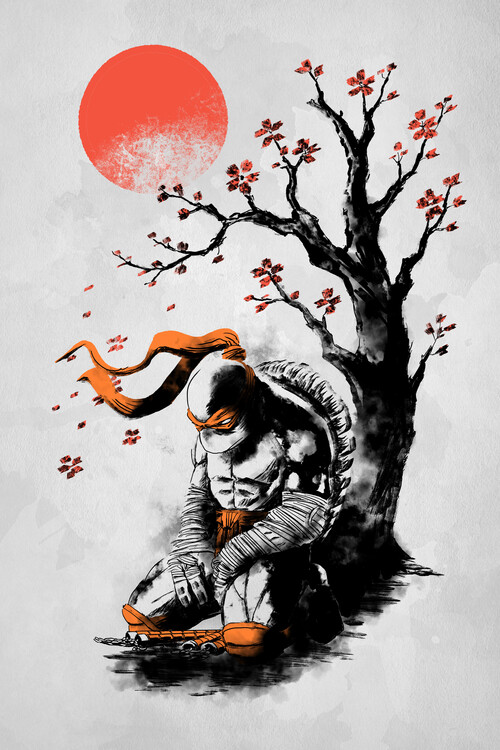 Obraz na plátně Mickey under the tree