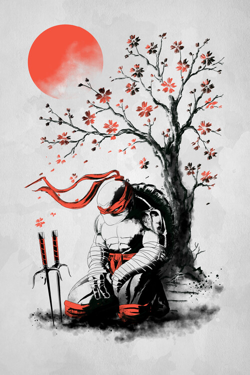 Plakát Raph under the tree