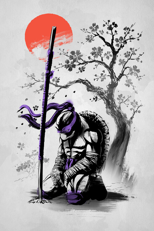 Obraz na plátně Donnie under the tree