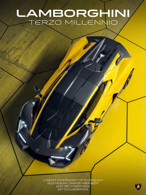 Plakát Lamborghini Terzo Millennio: The Electric Future