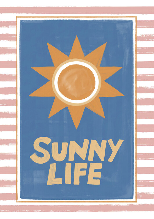 Plakát Retro Sunny Life Poster
