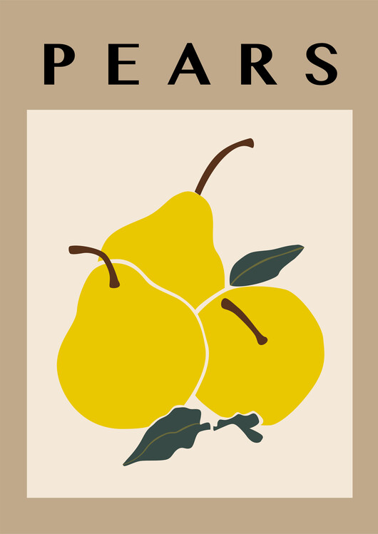 Plakát abstract exotic fruit