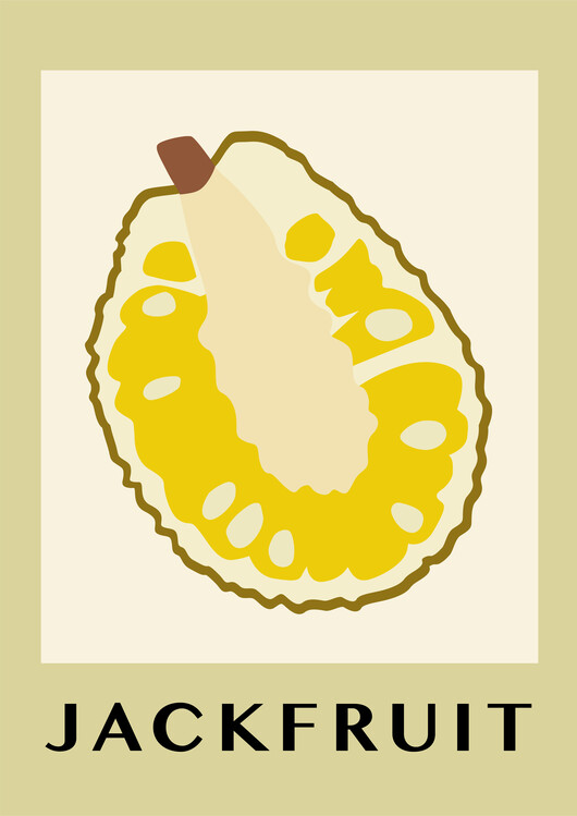 Plakát abstract exotic fruit