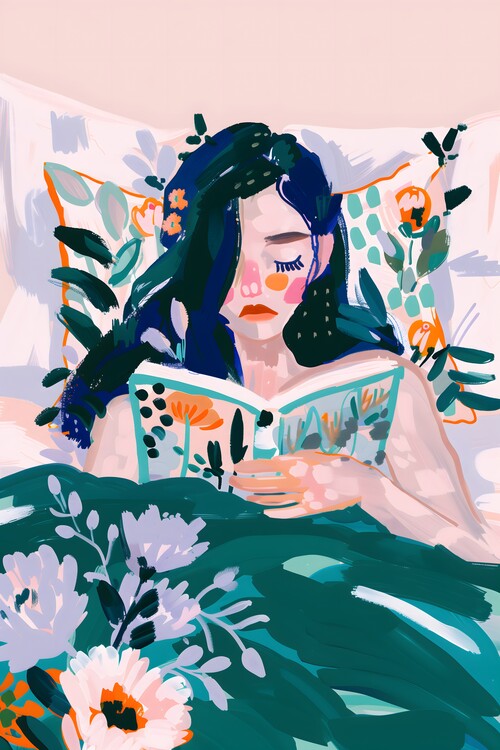 Plakát Quiet Reading