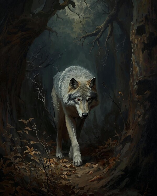 Plakát Alone wolf