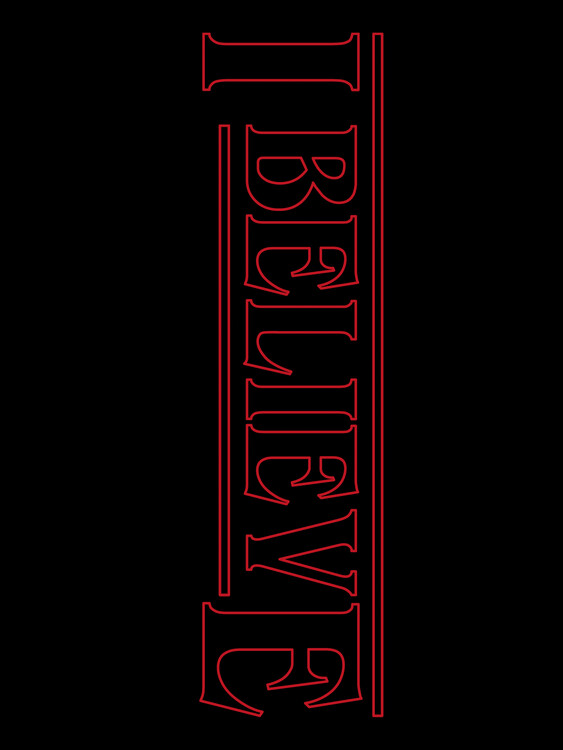 Obraz na plátně I believe