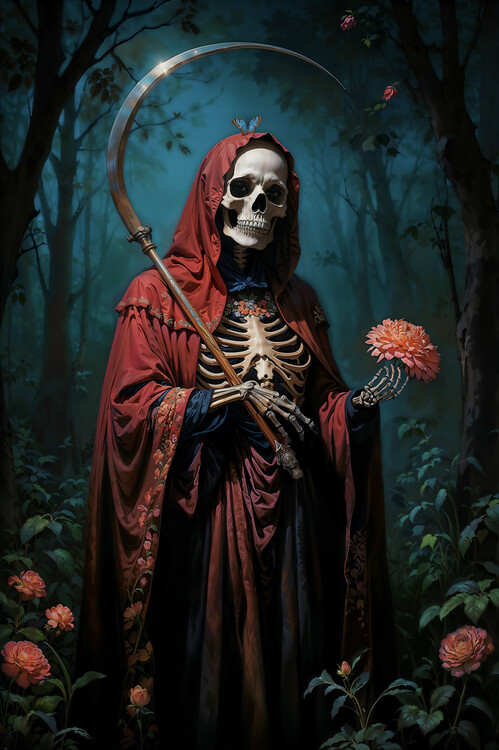Plakát Diosa de lo Inevitable Santa Muerte