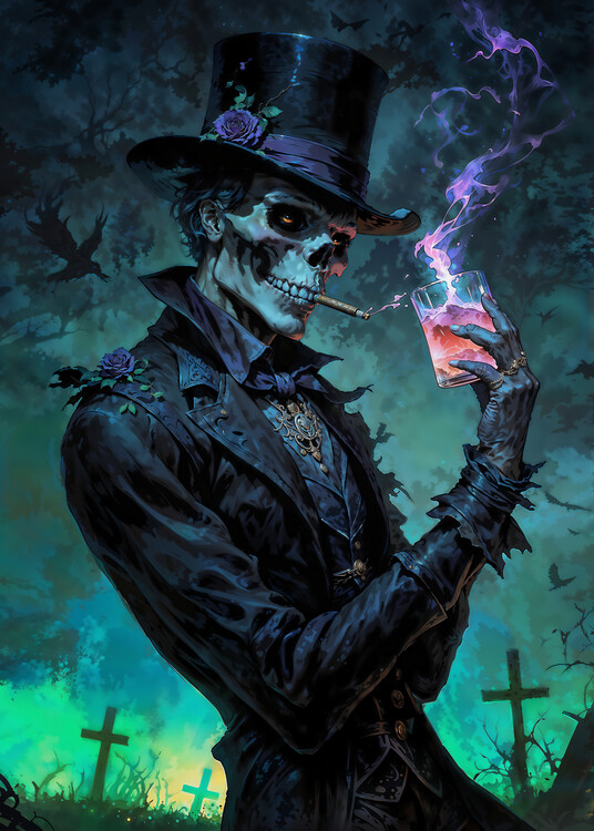 Plakát Midnight Toast with the Baron Samedi