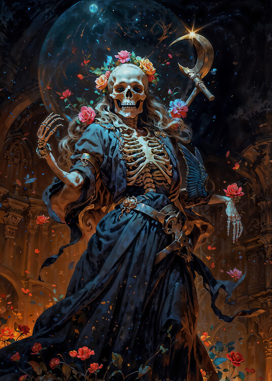 Plakát Santisima Muerte Lady of the Sacred Bones