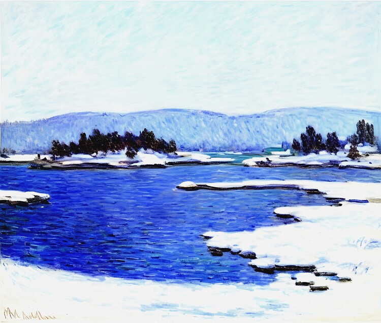 Plakát The Banks of the Fjord at Christiania