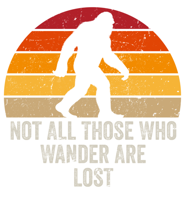 Tričko Retro Sasquatch